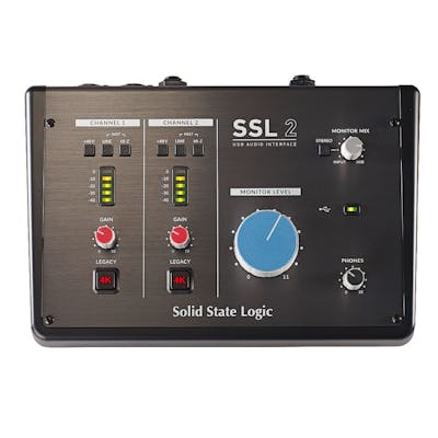SSL 2 USB-C Audio Interface with Analog Mic Preamps